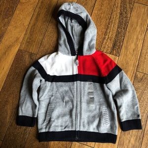 Tommy Hilfiger Baby 24 month Full Zip Sweater Hoodie NWT